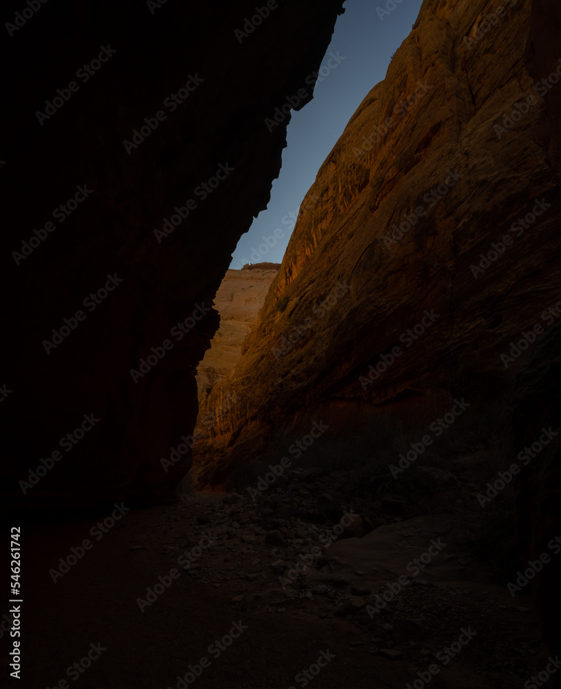 The Depths of Grand Wash Canyon