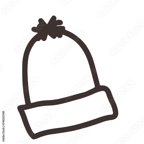 Autumn knit hat