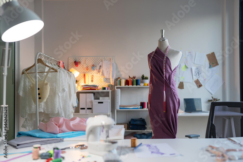 Fashion Design Studio, Workplace with sew manikins