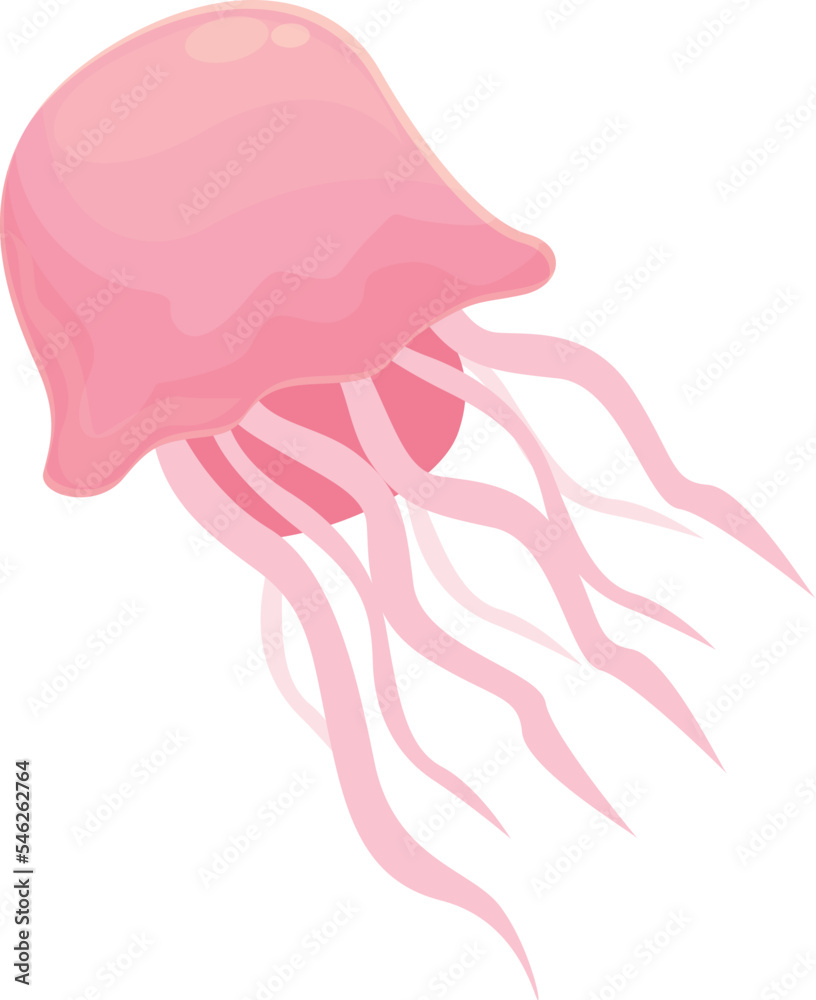 Fototapeta premium Jellyfish icon cartoon vector. Travel beach. Filipino tourism