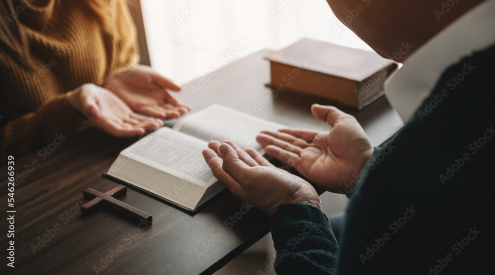 Christians are congregants join hands to pray and seek the blessings of God... Christians are congregants join hands to pray and seek the blessings of God...