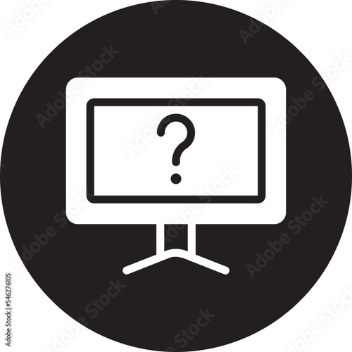 tv show glyph icon