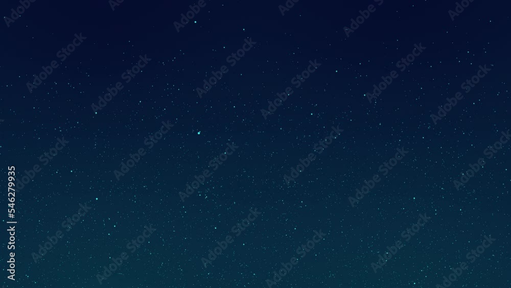 Cyan tiny dots glitter on dark blue gradient background that spin. Abstract backdrop party or Christmas holidays and New Year concept with copy space Cyan tiny dots glitter on dark blue gradient background that spin. Abstract backdrop party or Christmas holidays and New Year concept with copy space