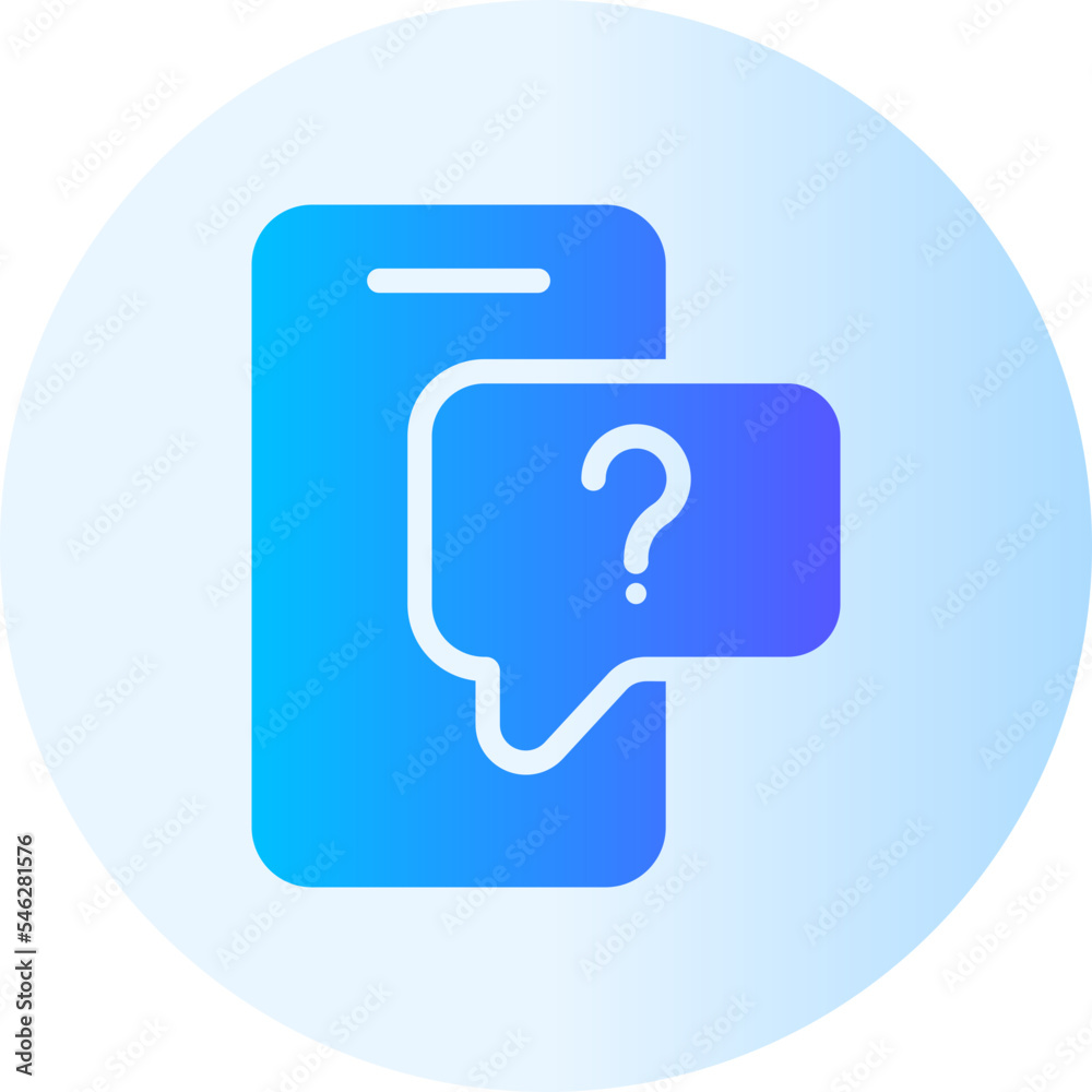 quiz gradient icon quiz gradient icon