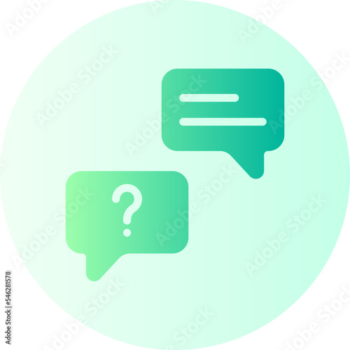 quiz gradient icon
