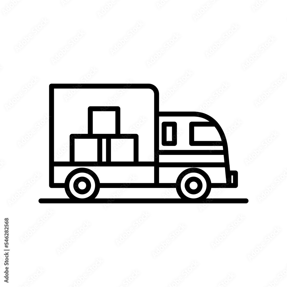Truck Lane Icon