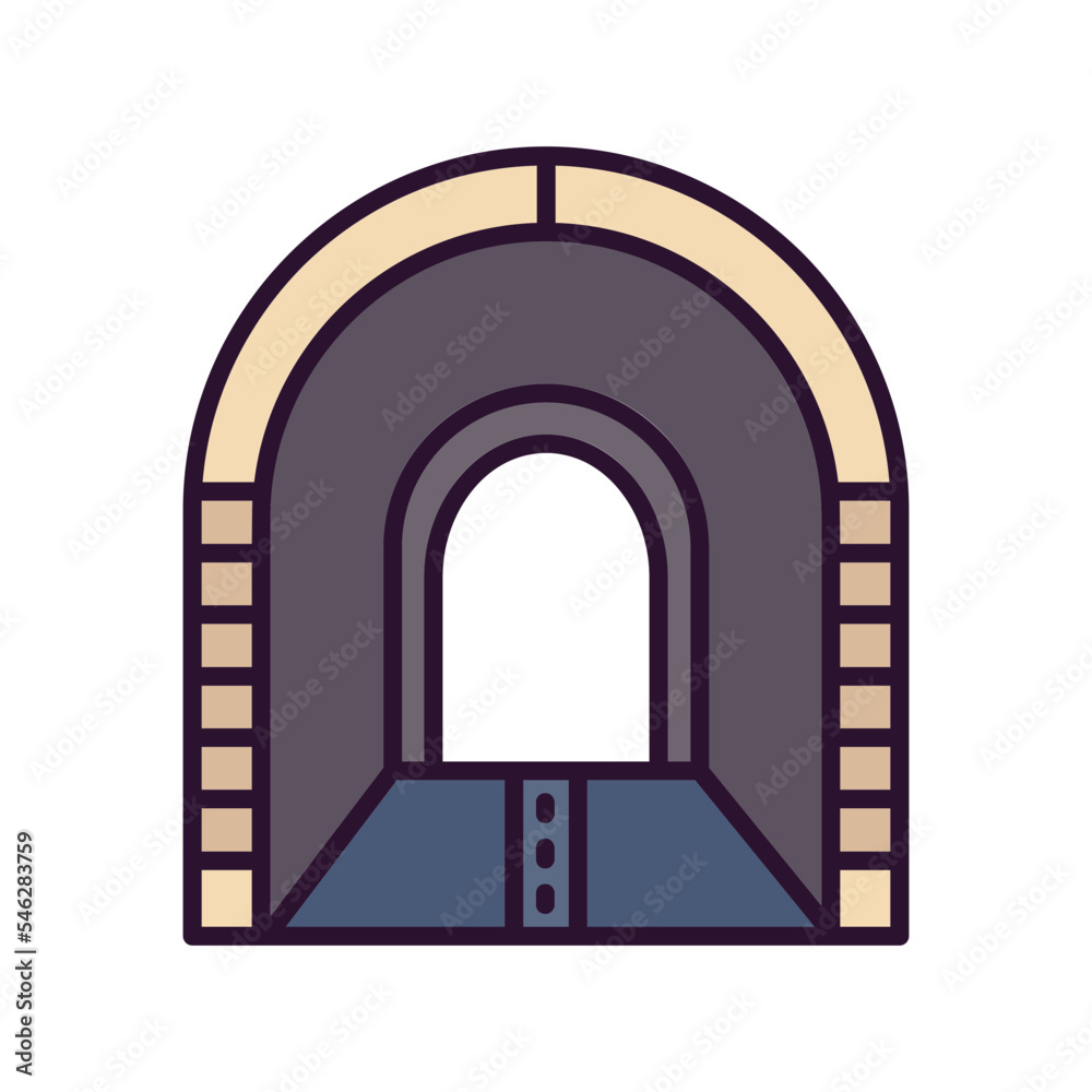 Fototapeta premium Tunnel Icon