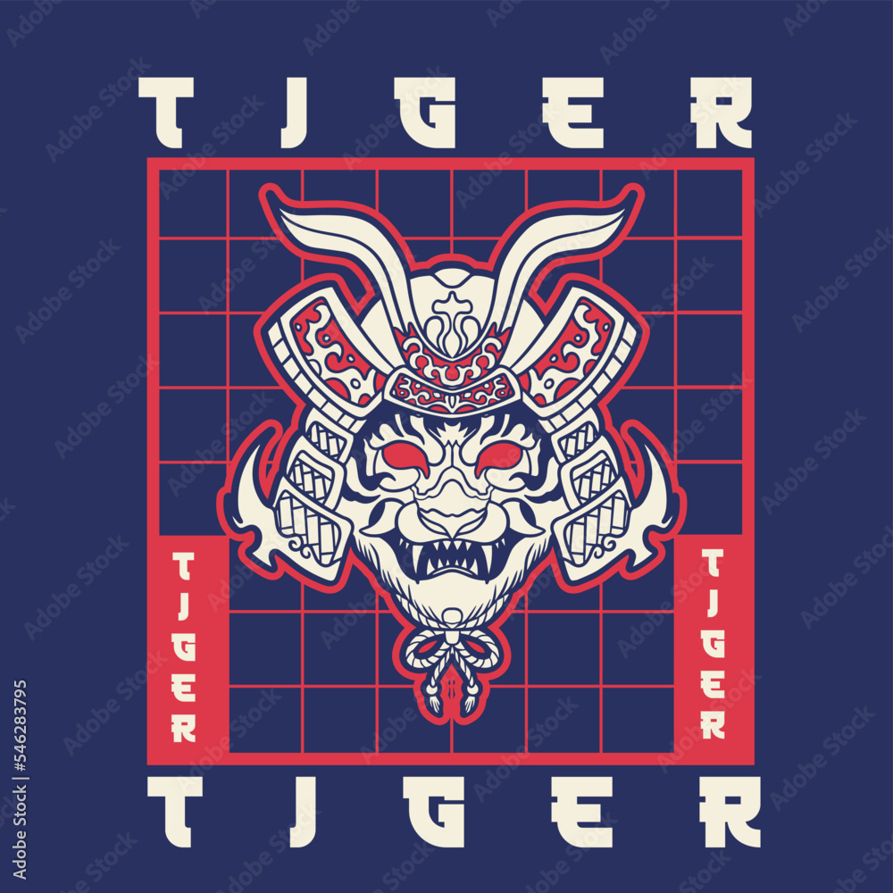 Samurai warrior mask. Traditional armor of Japanese warriors. Vector illustration, shirt graphic. All elements; mask, helmet, and colors are on separate layers and editable.
Samurai warrior mask. Traditional armor of Japanese warriors. Vector illustration, shirt graphic. All elements; mask, helmet, and colors are on separate layers and editable.