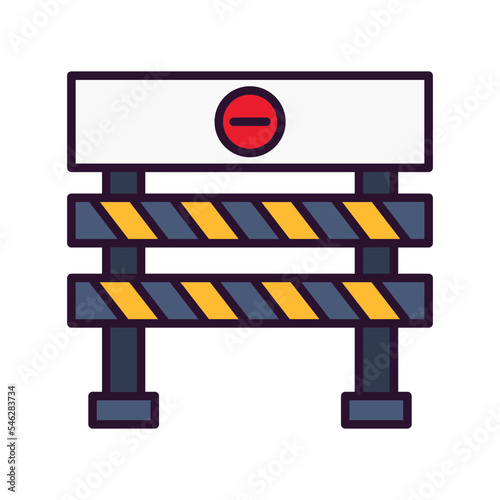 Road Block Icon