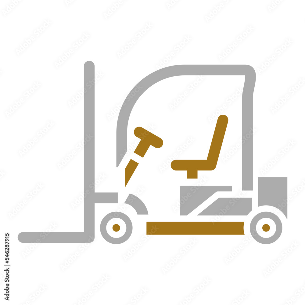 Forklift Icon Style Forklift Icon Style