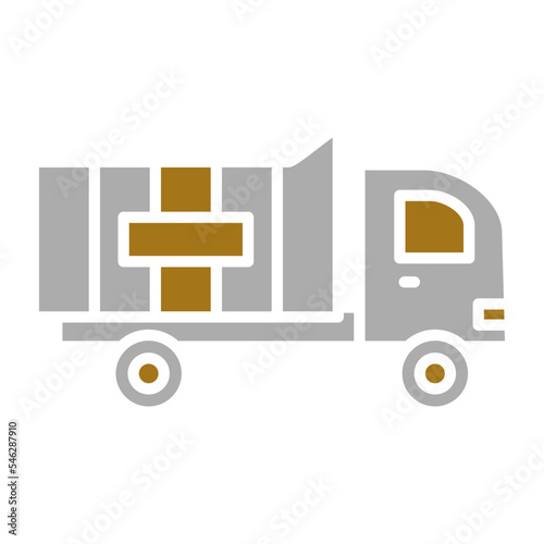 Dump Truck Icon Style
