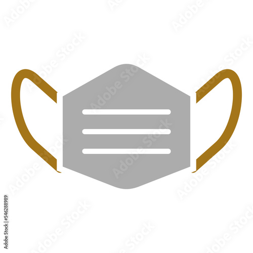 Face Mask Icon Style