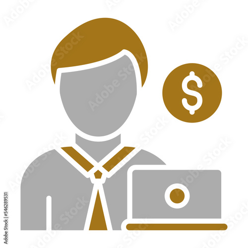 Freelancer Male Icon Style