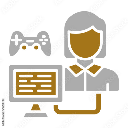 Game Modder Female Icon Style