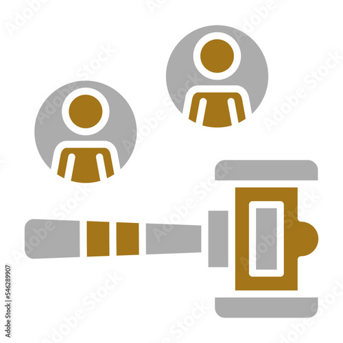 Public Auction Icon Style