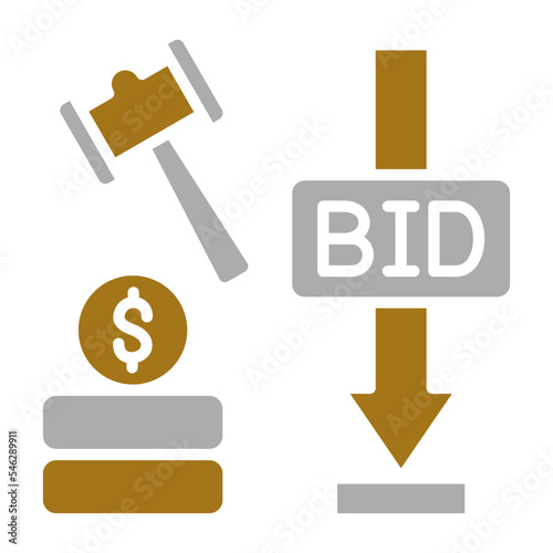 Minimum Bid Auction Icon Style