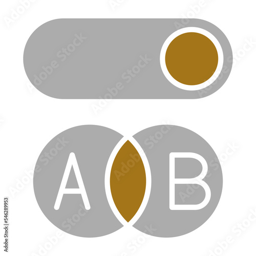 Foto Boolean Icon Style