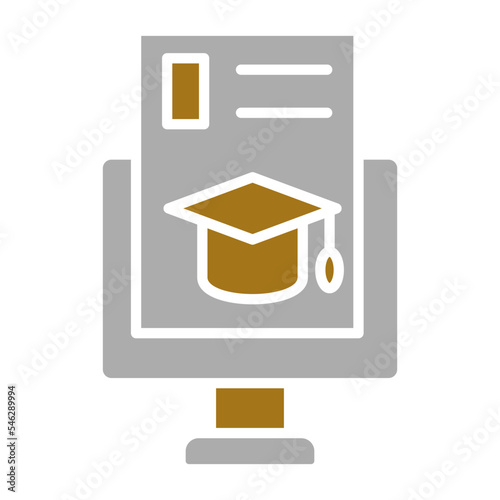 Computer Science Degree Icon Style
