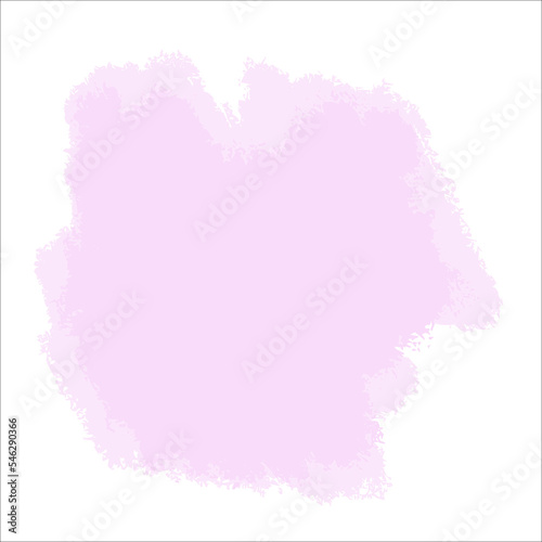 A pink spot of paint without a background. Vector brushstroke for backgrounds and other designs.