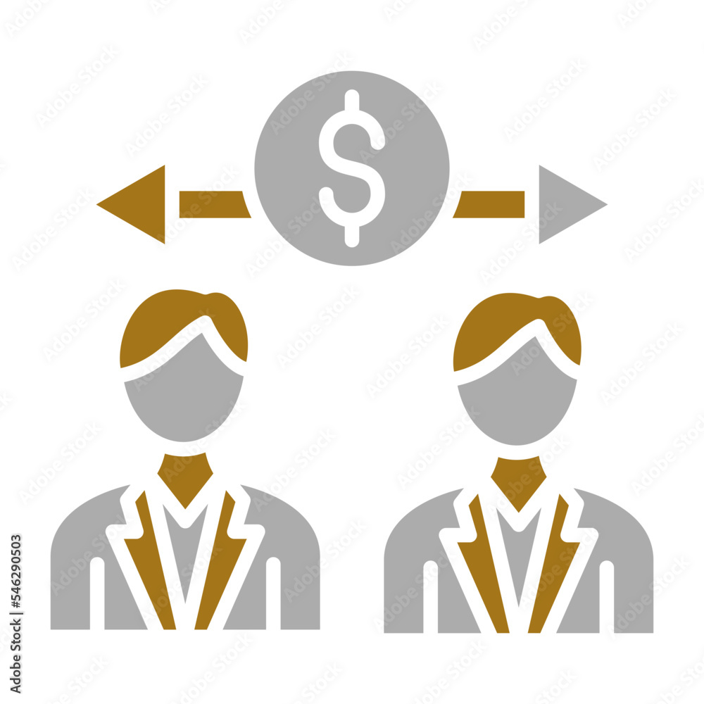 Business Relationship Icon Style