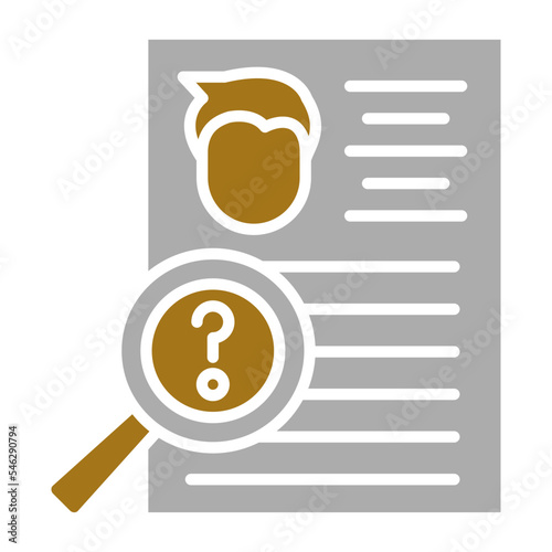 Background Check Icon Style