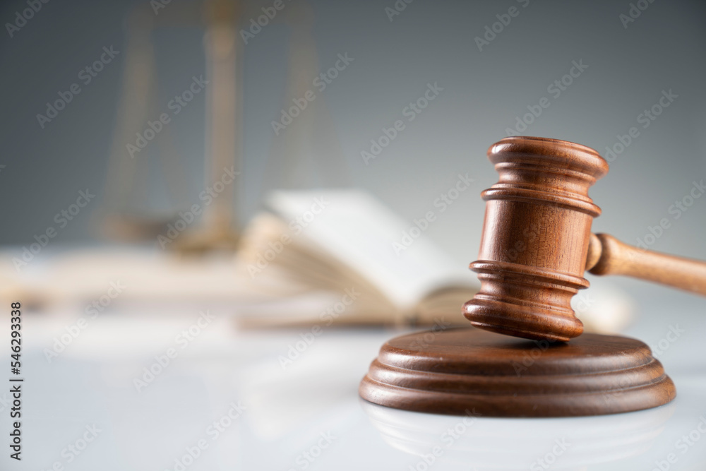 Law and justice concept. Judge office – gavel and legal code on white desk. Law and justice concept. Judge office – gavel and legal code on white desk.