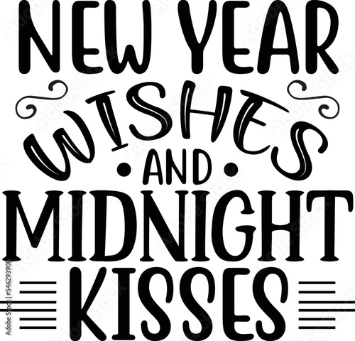 new year wishes and midnight kisses