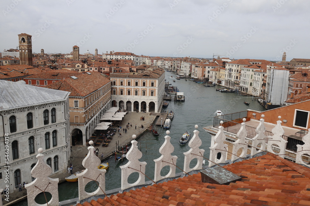 A gorgeous view of the Grand Canal in Venice.