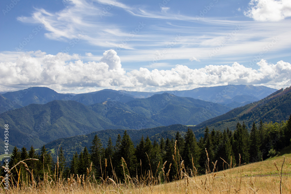 Views in Veľká Fatra. Great Fatra, Slovakia.