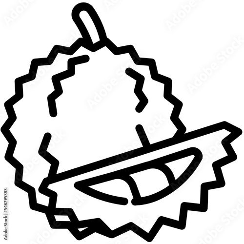 durian fruit icon