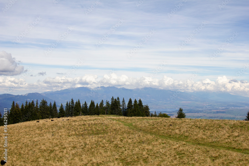Views in Veľká Fatra. Great Fatra, Slovakia.