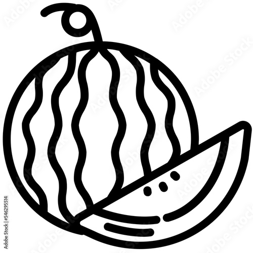 watermelon fruit icon