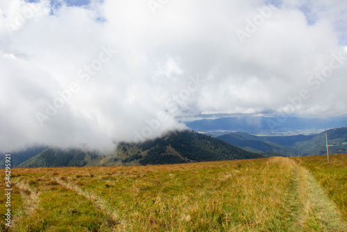 View from Ploska. Veľká Fatra. Great Fatra, Slovakia.