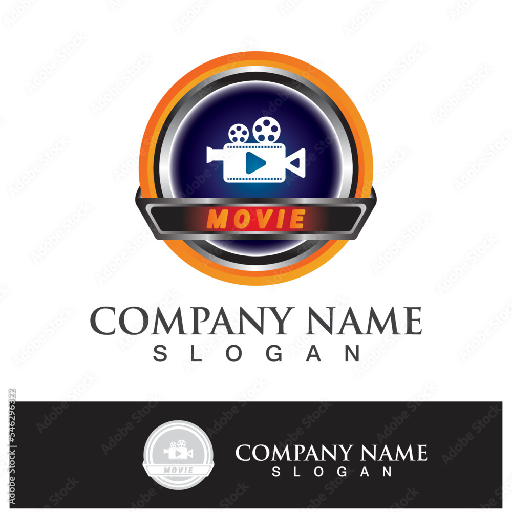 Fototapeta premium Movie vector design illustration