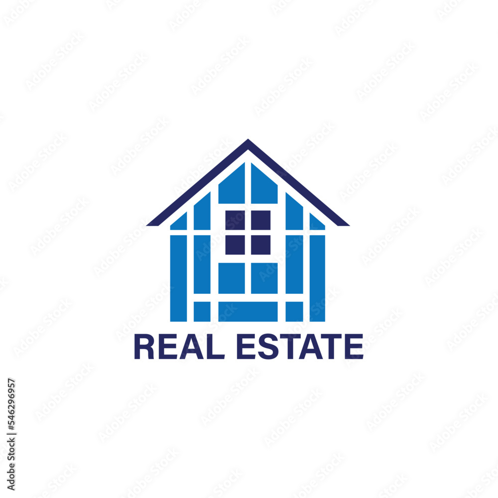 real estate icon. illustration real estate logo vector