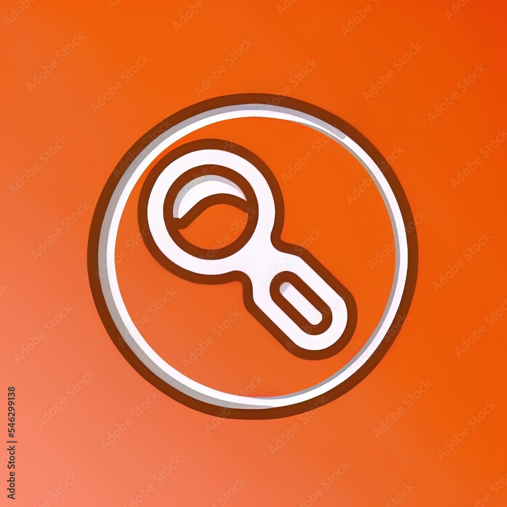 SEO icon. Internet button on orange background. SEO icon. Internet button on orange background.