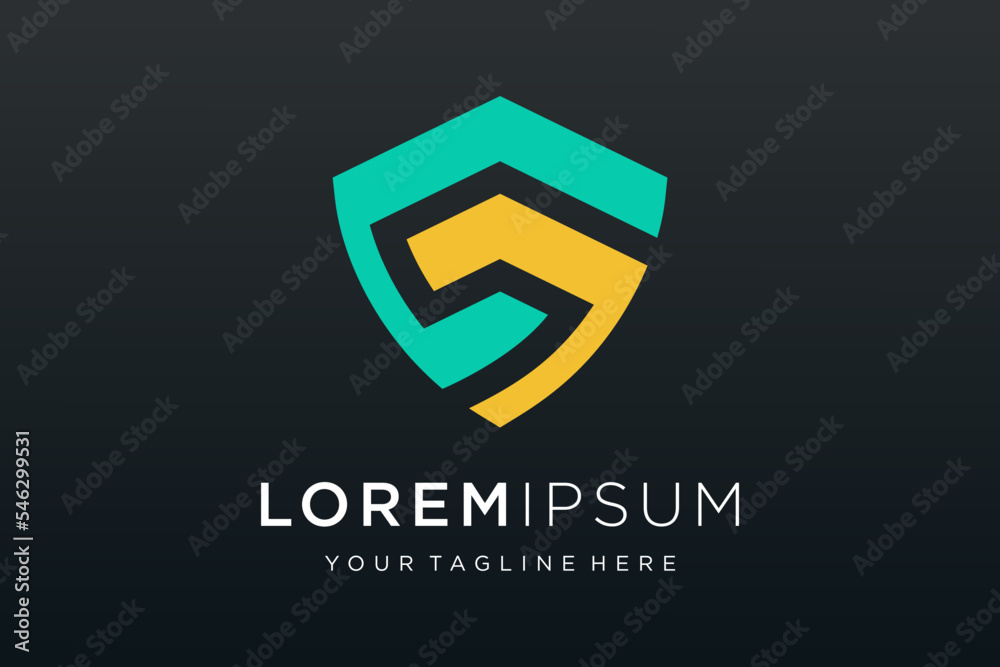 Creative Shield logo and icons set. Vector logo design template. Creative Shield logo and icons set. Vector logo design template.