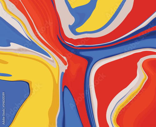 Multi color marble abstract background.Vector illustration