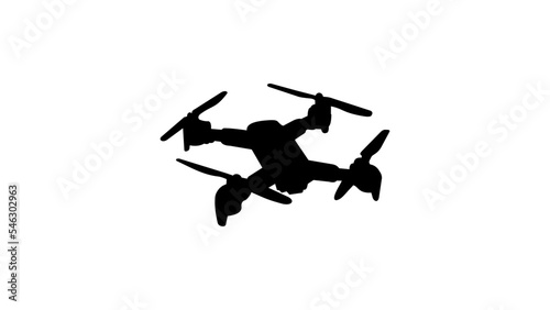 quadrocopter silhouette