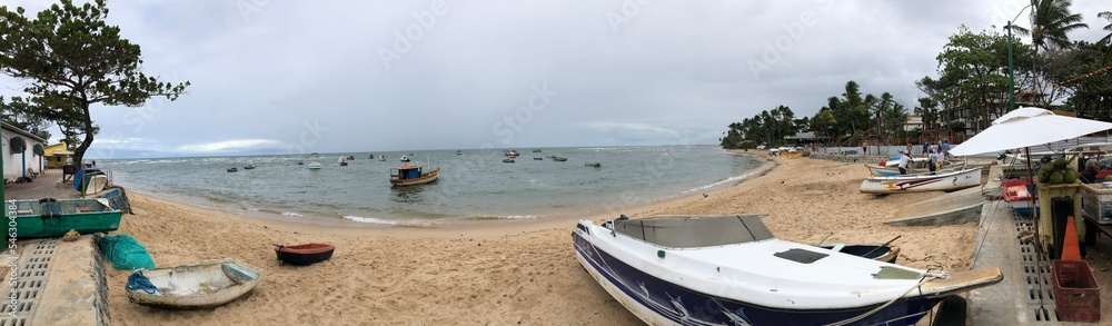 Fototapeta premium boats on the river