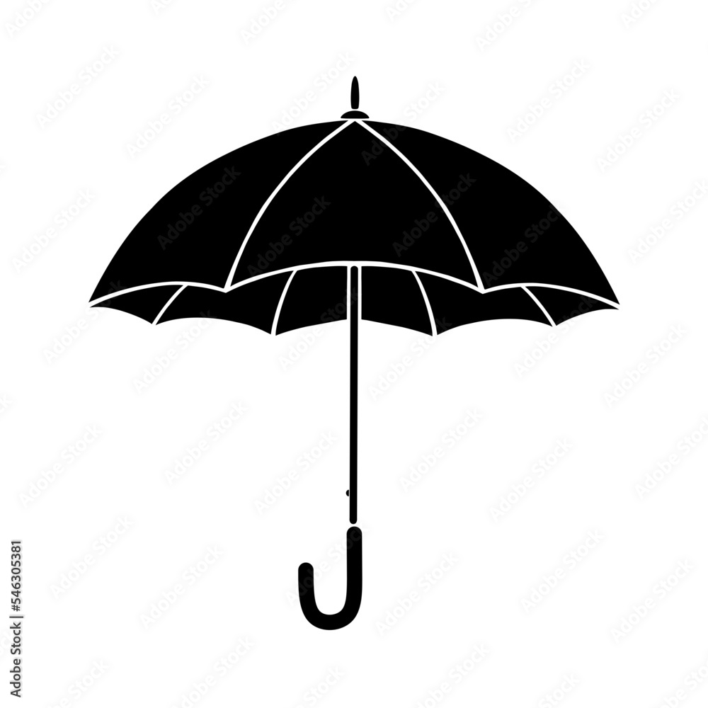 black umbrella vector illustration, can be used for company logos, communities, backgrounds, icons, symbols, clip art etc black umbrella vector illustration, can be used for company logos, communities, backgrounds, icons, symbols, clip art etc