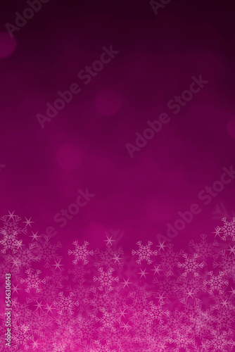 pink background with snowflakes