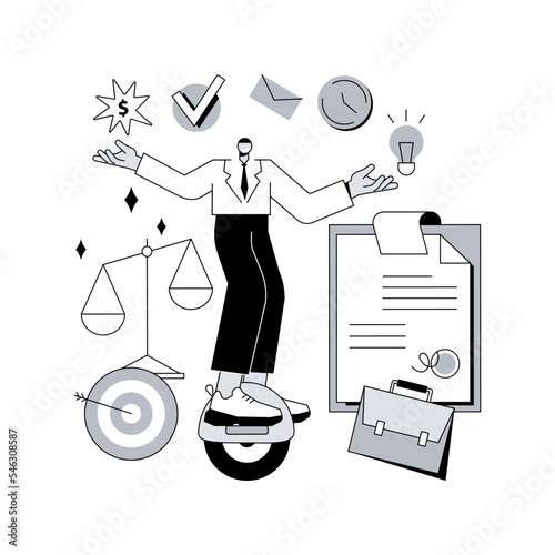 Resilience abstract concept vector illustration. Training mental strength, building emotional resilience, psychological flexibility, resilient personality, coping with problems abstract metaphor.