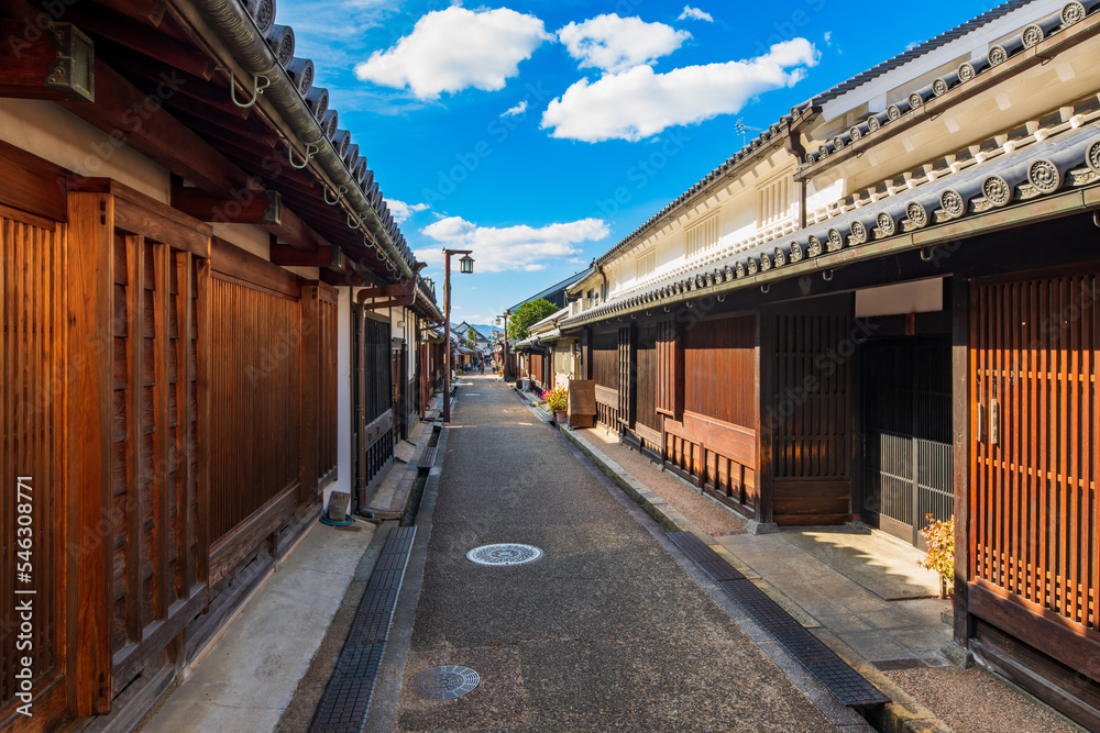 奈良　重要伝統的建造物群保存地区　今井町の町並み