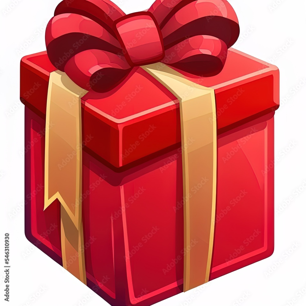 Red Gift Box Icon. Cartoon Of Red Gift Box Icon For Web Design High quality illustration Red Gift Box Icon. Cartoon Of Red Gift Box Icon For Web Design High quality illustration