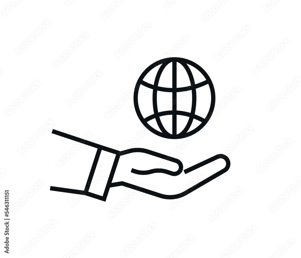 hand holding the world. isolated on white background.
hand holding the world. isolated on white background.