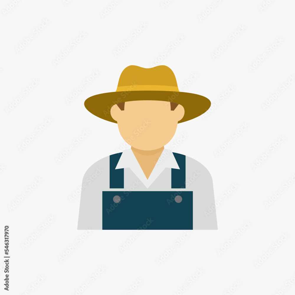 Farmer Avatar Vector Avatar Icon Farmer Avatar Vector Avatar Icon