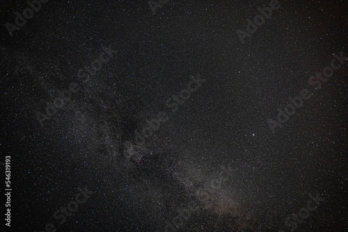Beautiful shot of the starry night sky