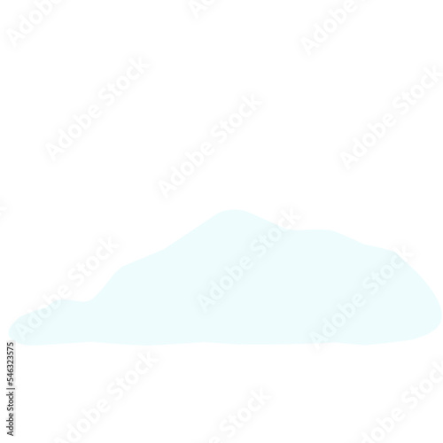 snow mound winter snowy landscape