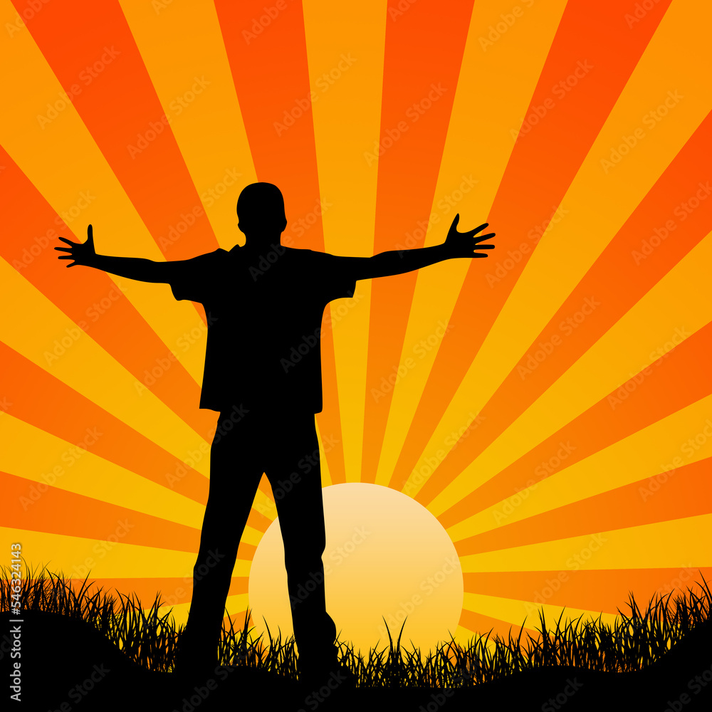 Ambition motivation success sunrise landscape Ambition motivation success sunrise landscape